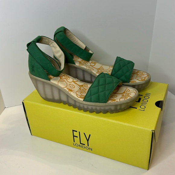 Fly London Shoes - Fly London, New never worn green wedges. ❤️